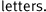 letters